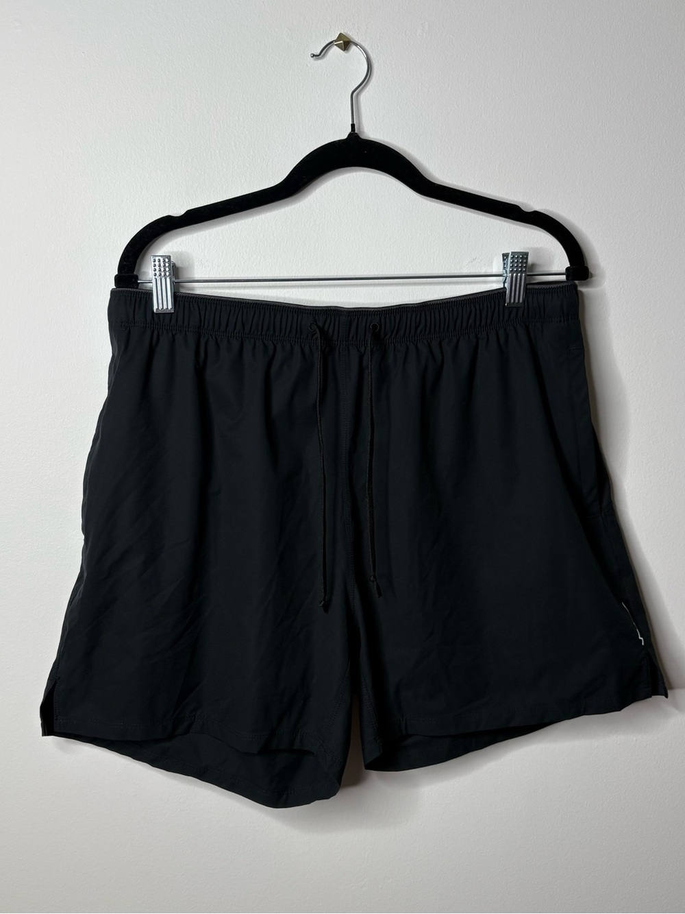 Path Projects Mens Black Running Shorts 8”